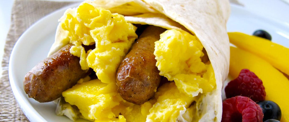 Sausage, Egg, and Cheese Breakfast Burrito